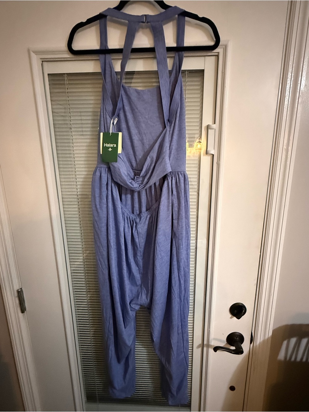 NWT/NIB Halara U Neck Pocket Harem Casual Jumpsuit-Easy Peezy Edition w/ pockets - Picture 6 of 8